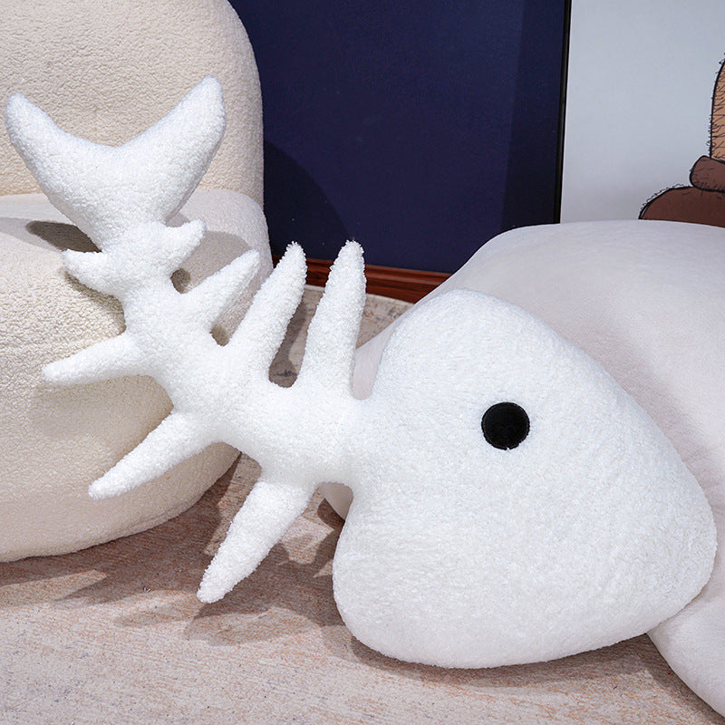 Fish Scale Plush Pillow