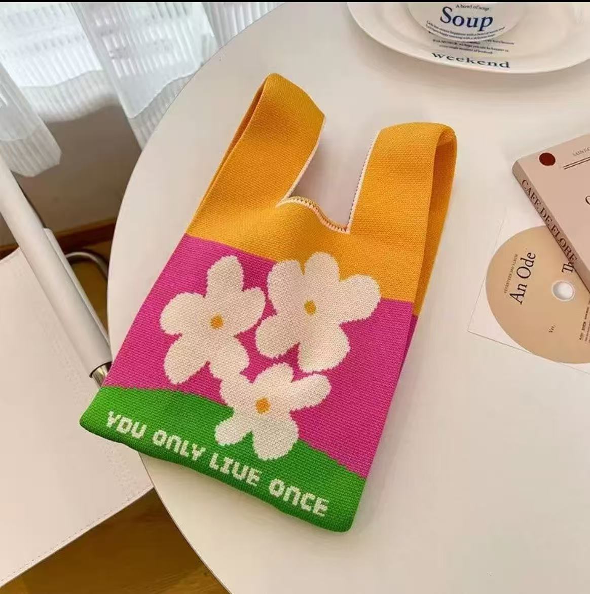 Pick Your Personality- Knitted Tote Bag