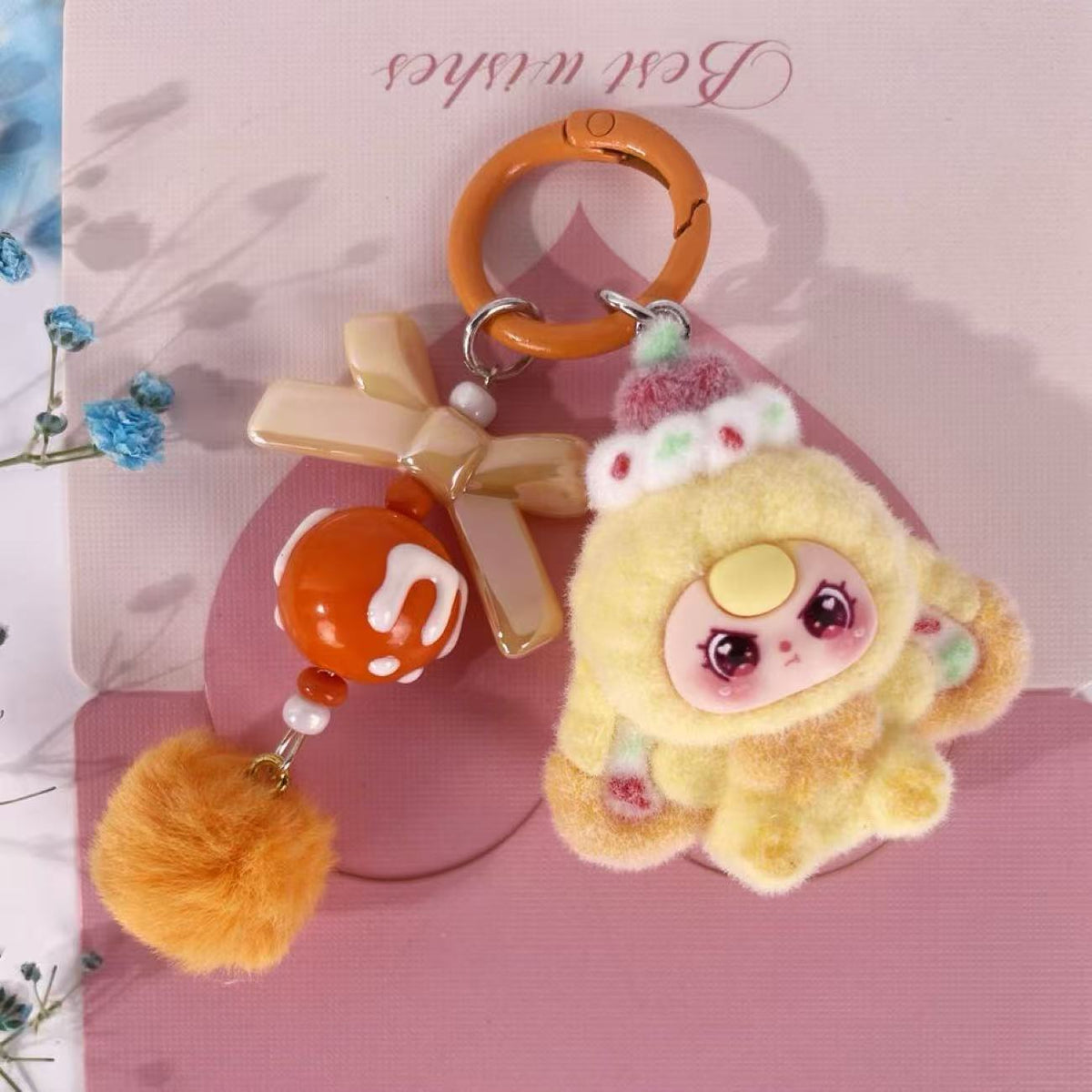 Fluffalicious Kawaii Plush Keychain