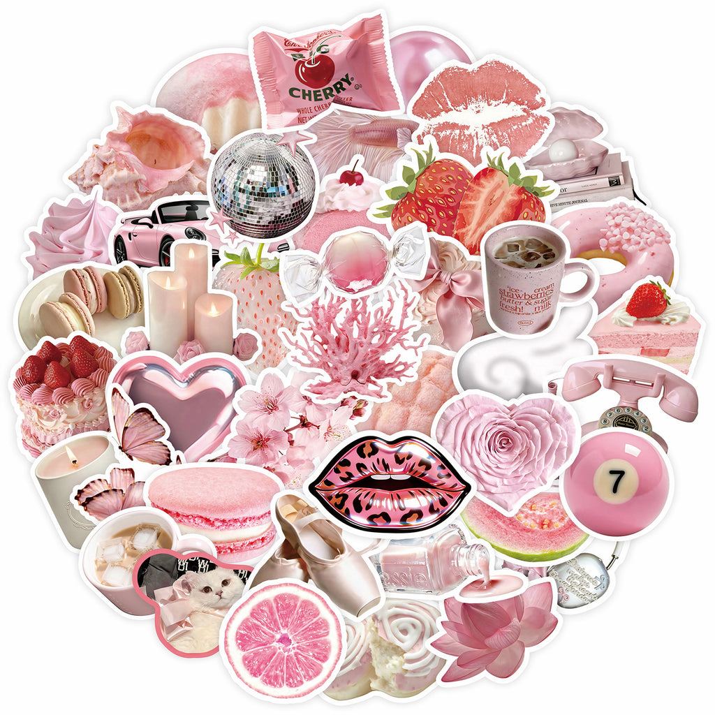 Cute Stickers Pink Coquette