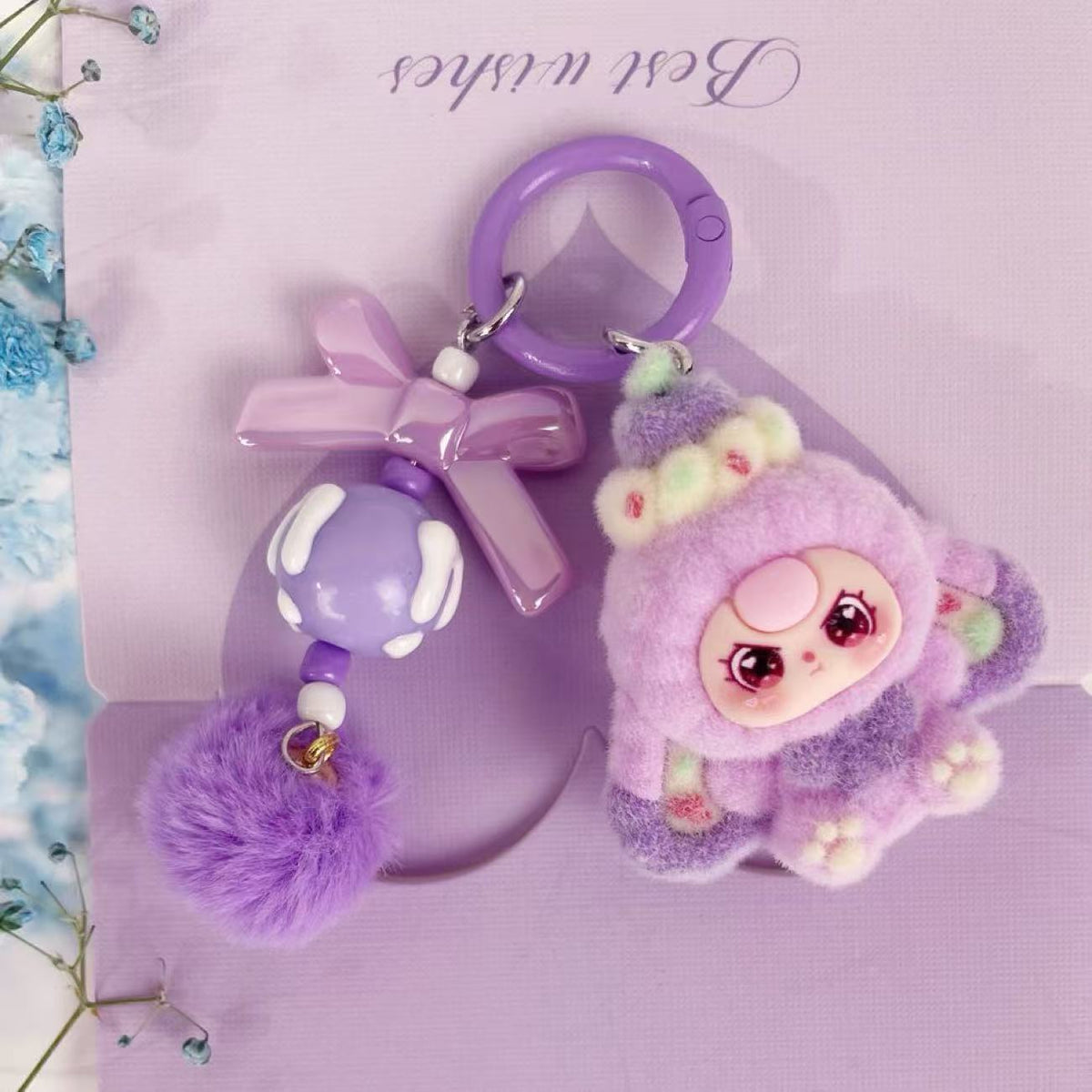 Fluffalicious Kawaii Plush Keychain