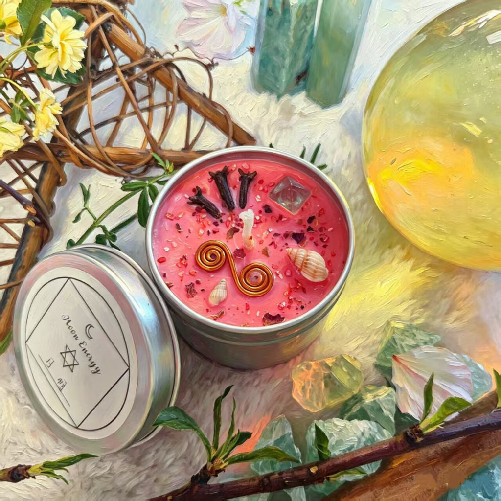 Moonlit Manifest Crystal Playground Candle
