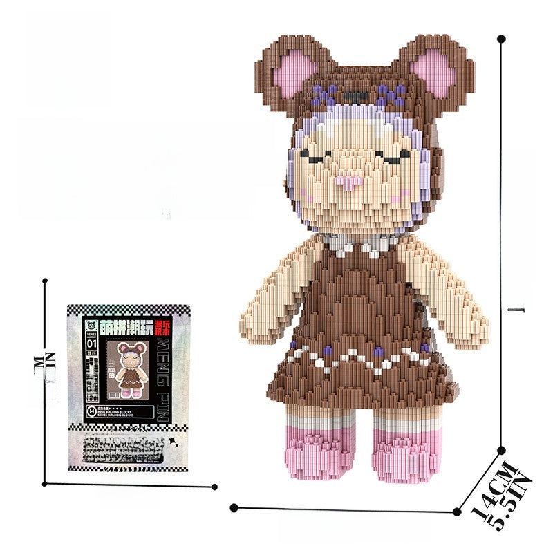 Cozy Critter DIY Brick Figure