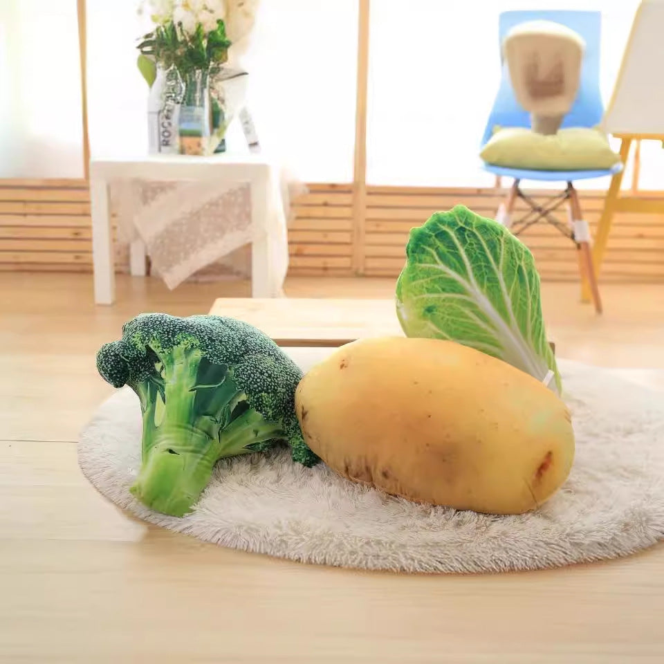 Garden Fresh Veggie Plush Pillow