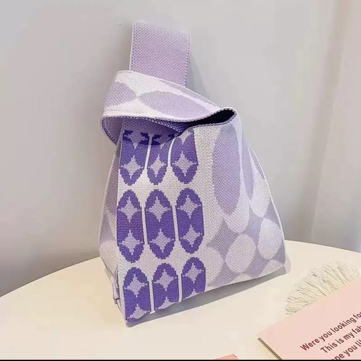 Pick Your Personality- Knitted Tote Bag