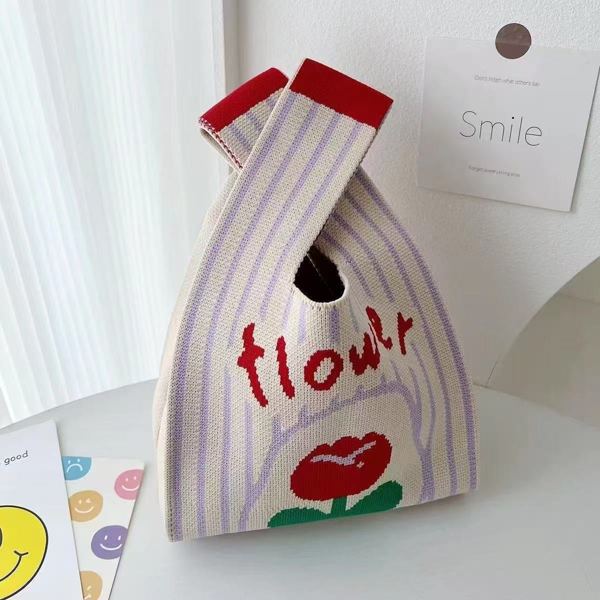 Pick Your Personality- Knitted Tote Bag