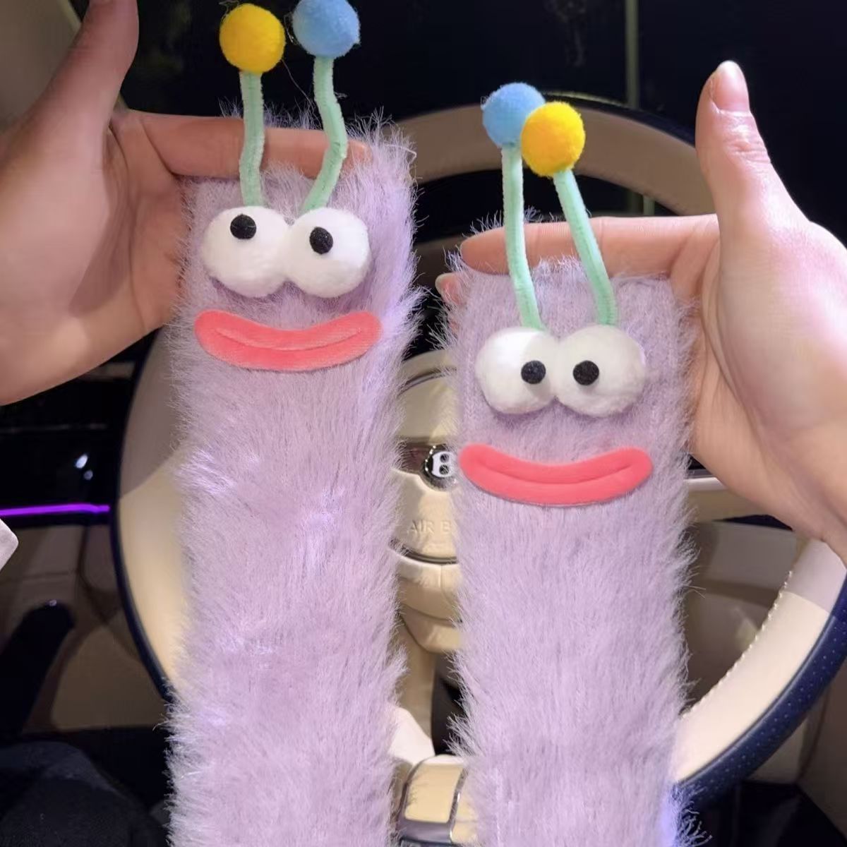 Fuzzy Caterpillar Sockz