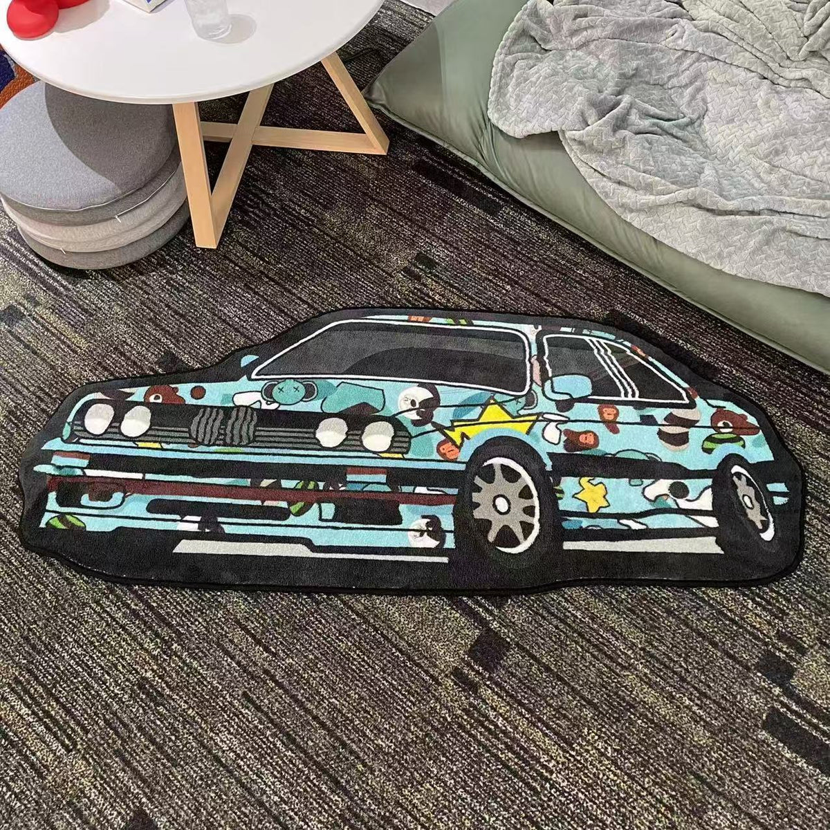 Luxury Car Statement Rug