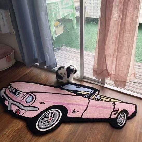 Luxury Car Statement Rug