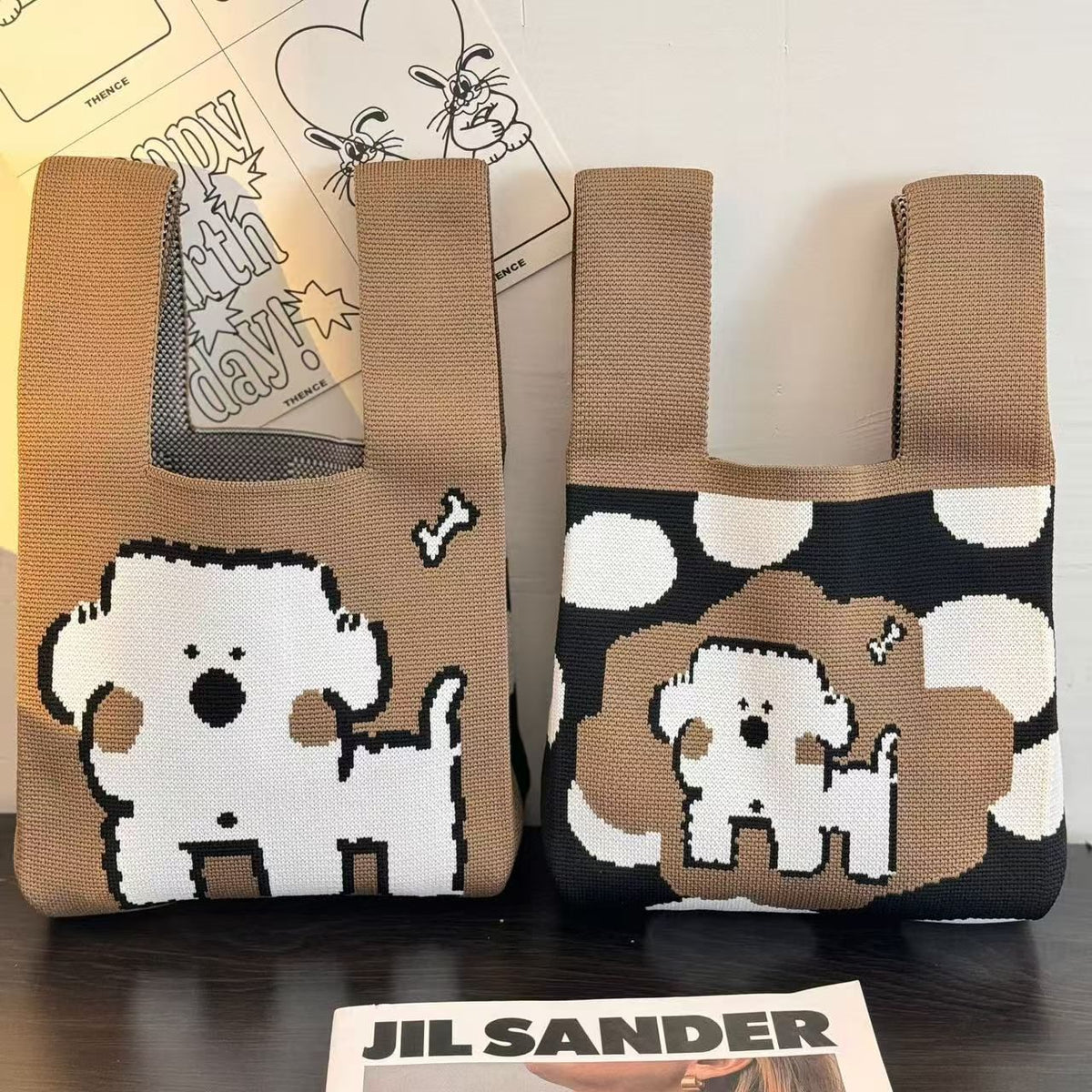 Pick Your Personality- Knitted Tote Bag
