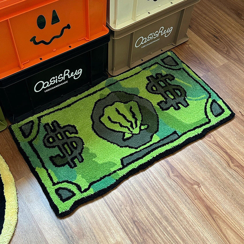 Cash Money $tatement Rug- Y2K Glam Room Decor
