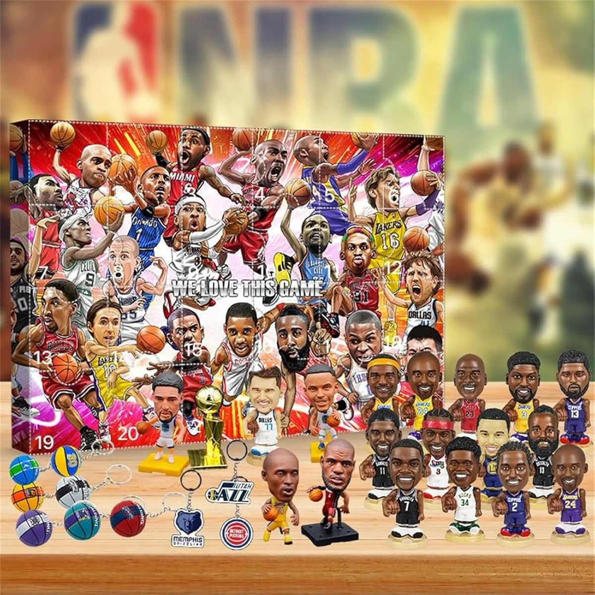 Hoop Countdown- Basketball Mystery Advent Calendar Hoopz and Suprisez