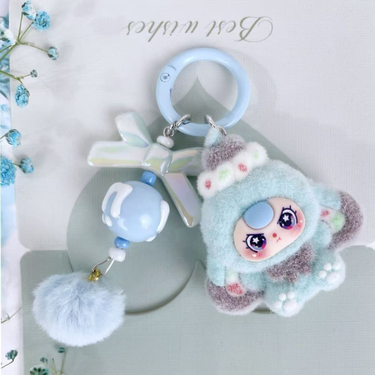Fluffalicious Kawaii Plush Keychain