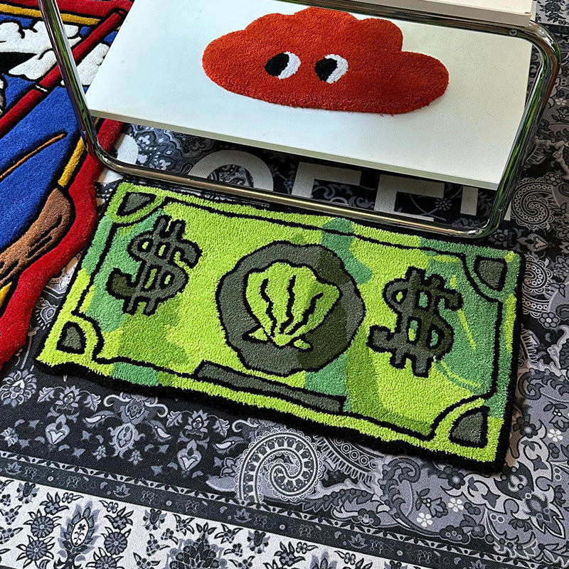 Cash Money $tatement Rug- Y2K Glam Room Decor