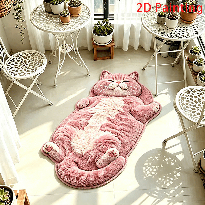 Purrfectly Lazy Floor Mat