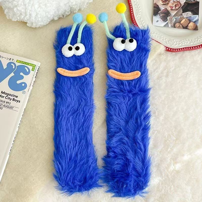 Fuzzy Caterpillar Sockz