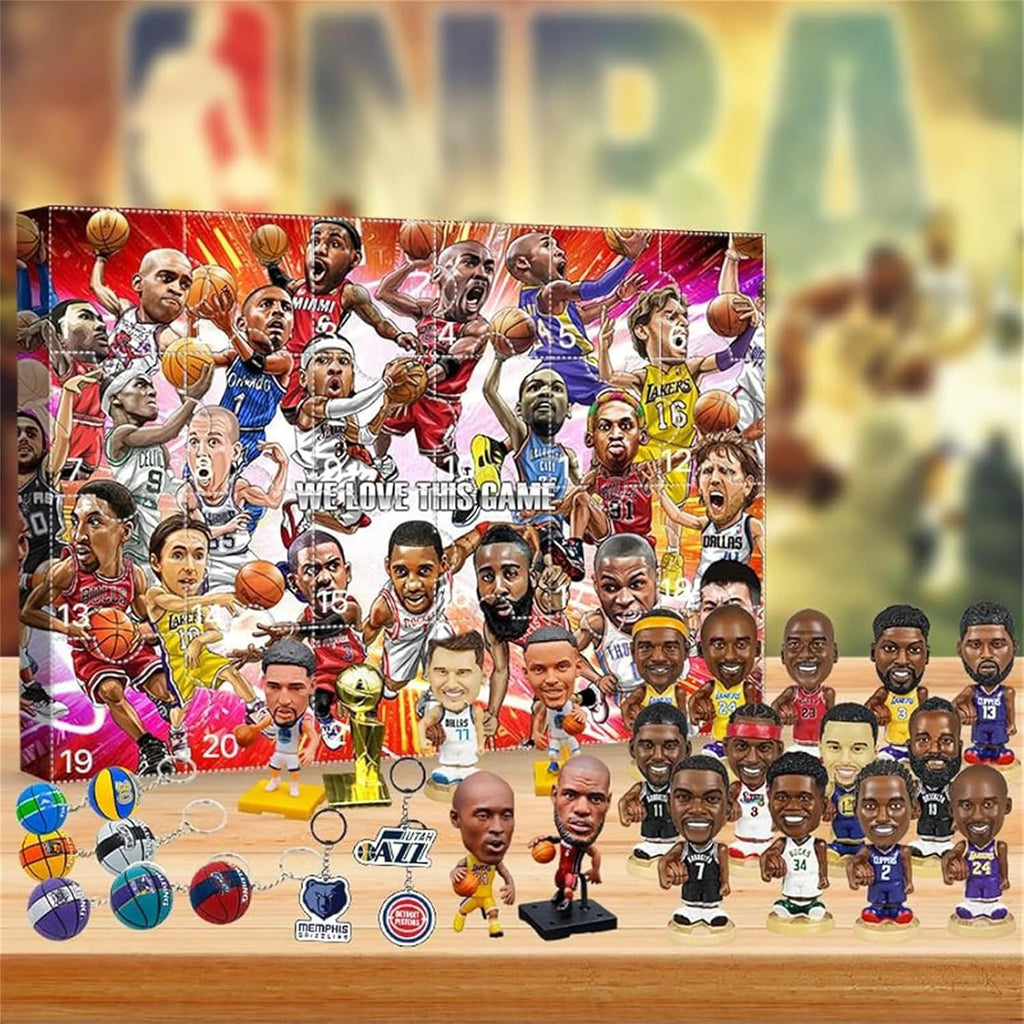 Hoop Countdown- Basketball Mystery Advent Calendar Hoopz and Suprisez