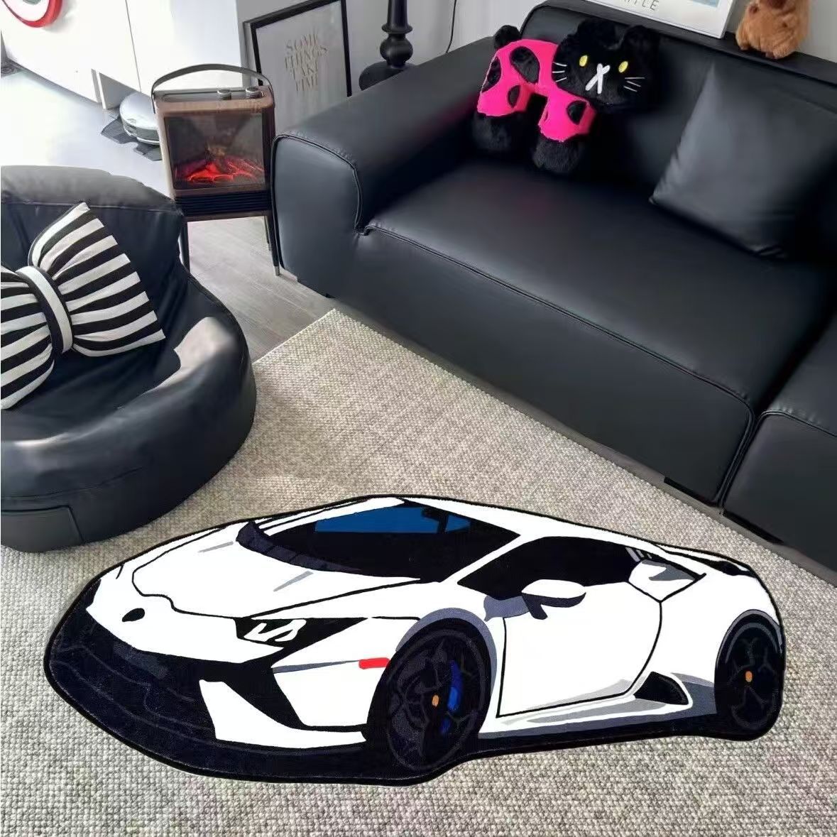 Luxury Car Statement Rug