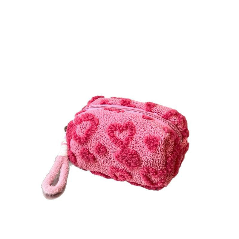 Plush Cosmetic Storage Bag