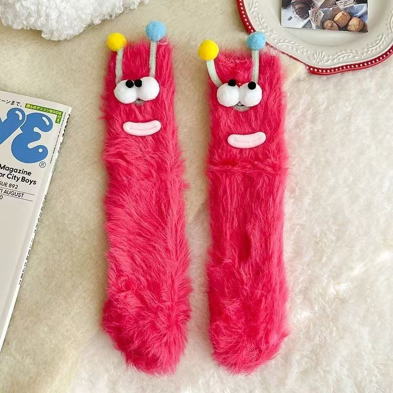 Fuzzy Caterpillar Sockz