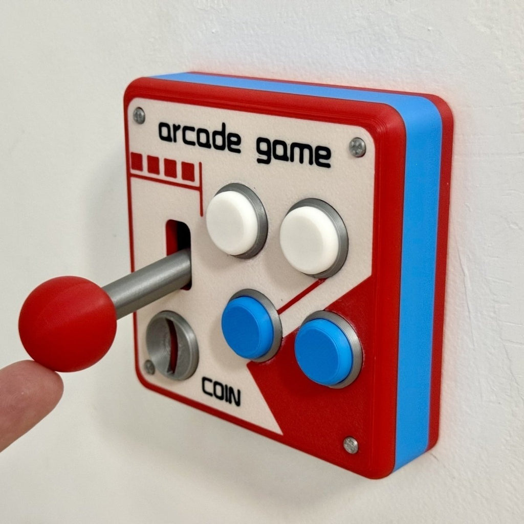 GAME ON Retro Arcade Joystick Light Switch