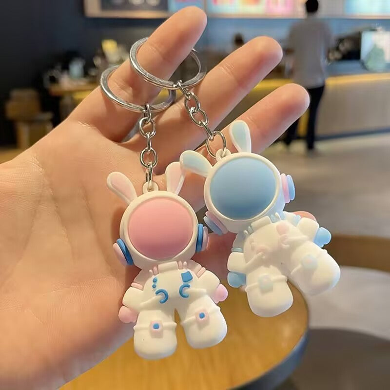 Space Bunny 3D Pop Keychain