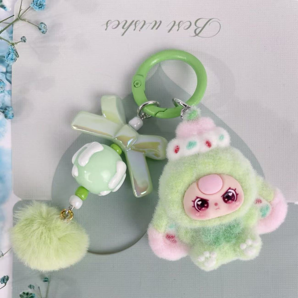 Fluffalicious Kawaii Plush Keychain
