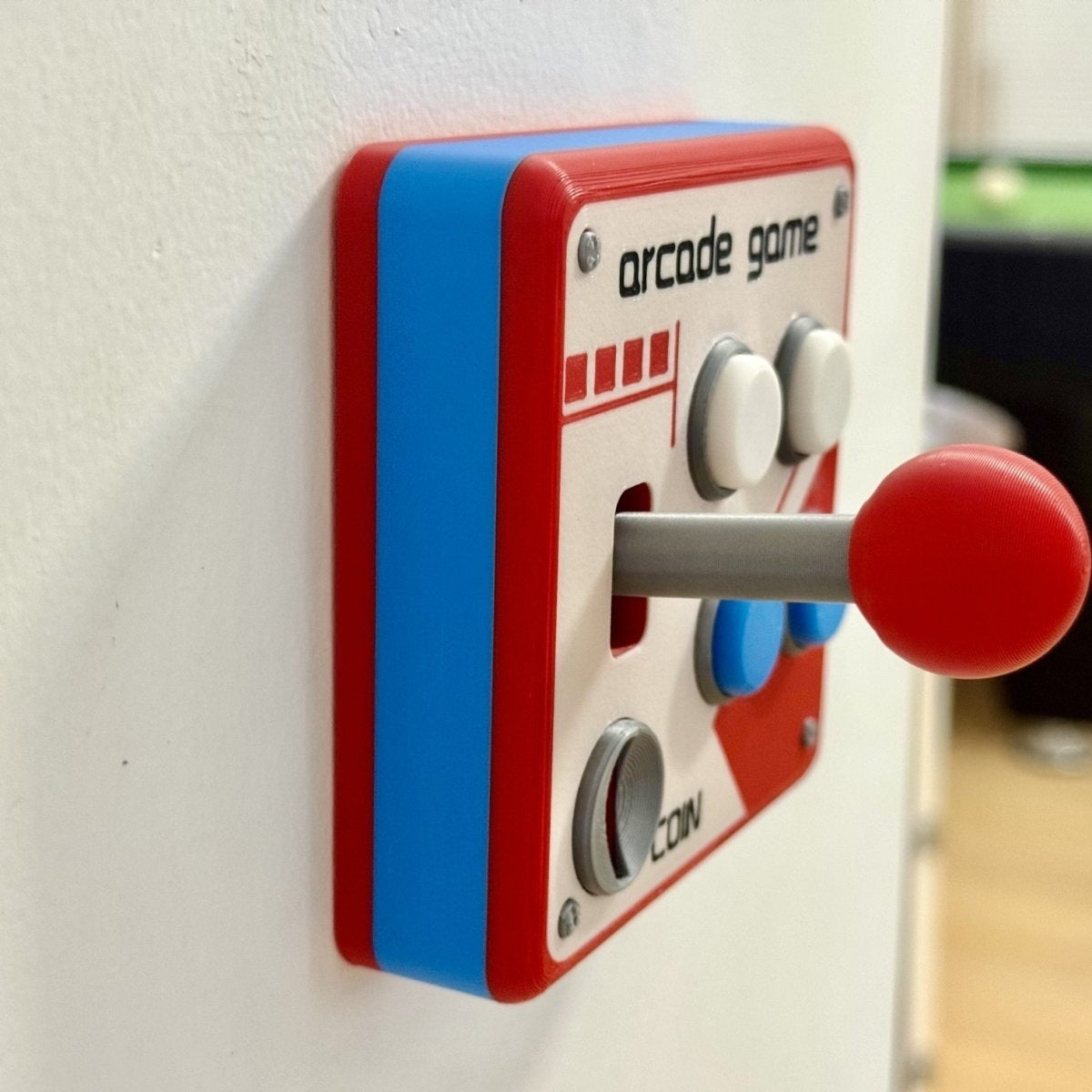 GAME ON Retro Arcade Joystick Light Switch