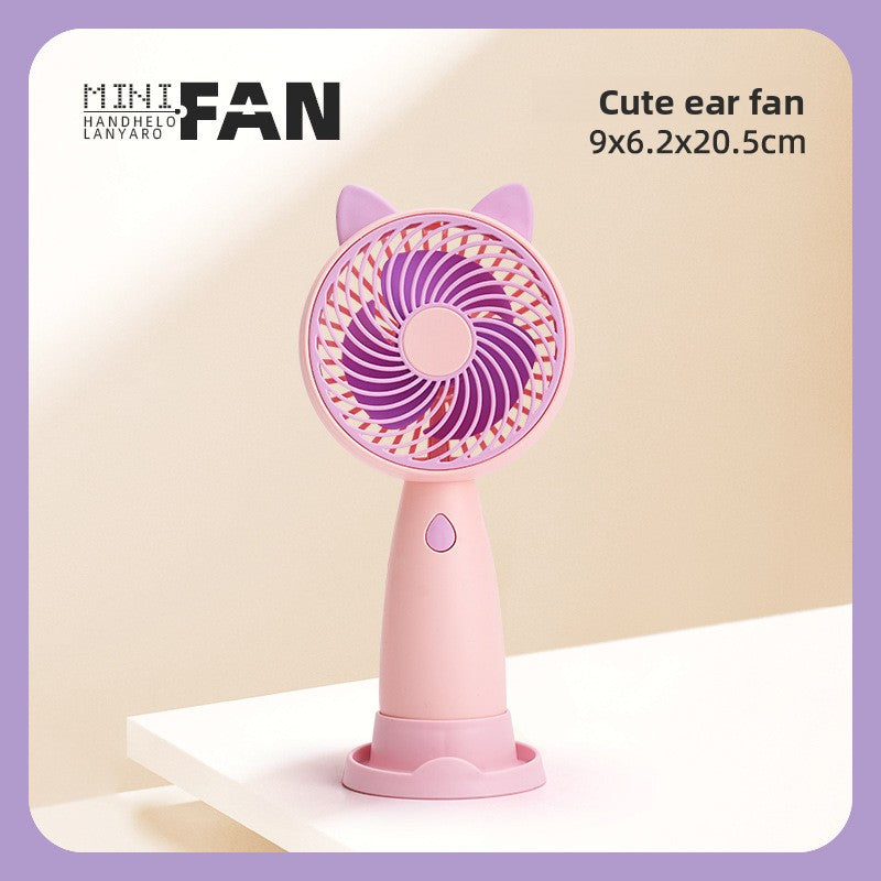 Handheld Cartoon Styled Fan