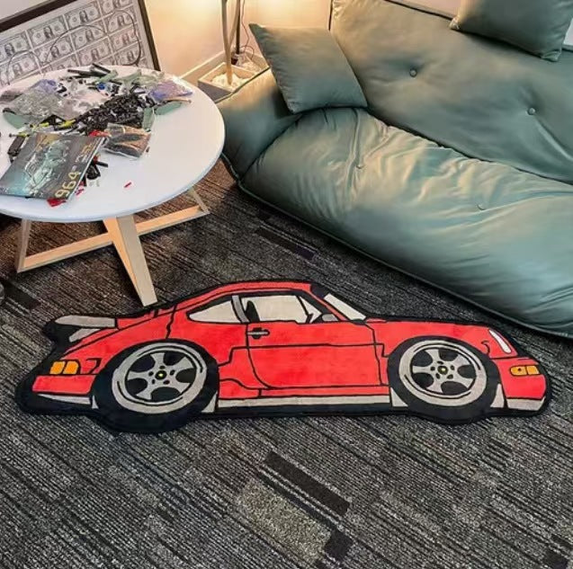 Luxury Car Statement Rug