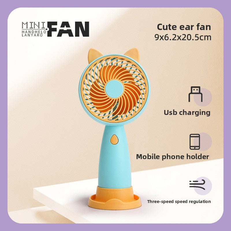 Handheld Cartoon Styled Fan