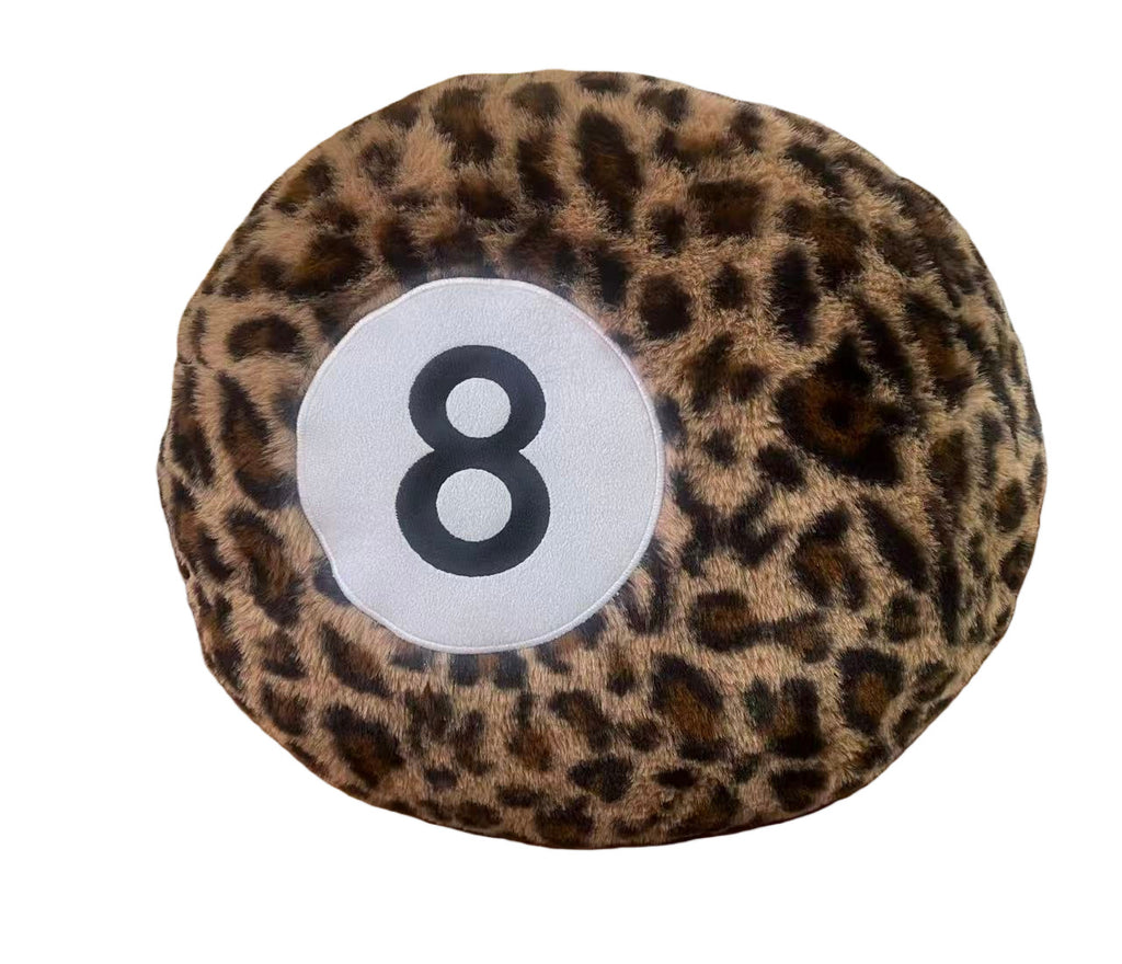 Playgroundz Leopard 8-ball Throw Pillow