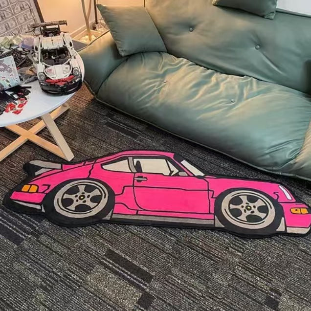 Luxury Car Statement Rug