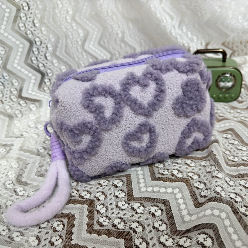 Plush Cosmetic Storage Bag