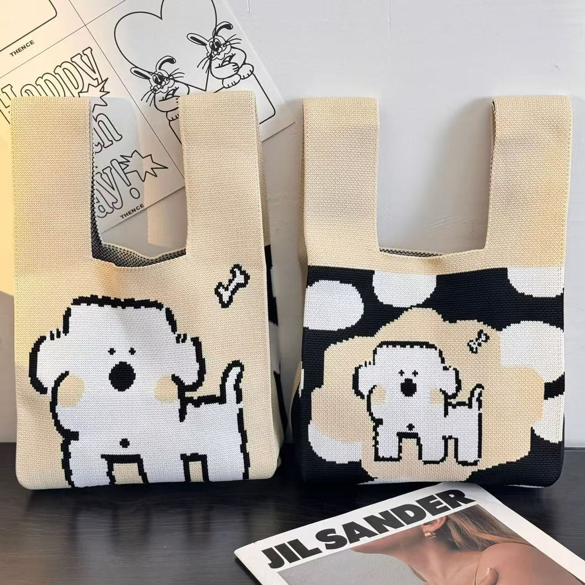 Pick Your Personality- Knitted Tote Bag