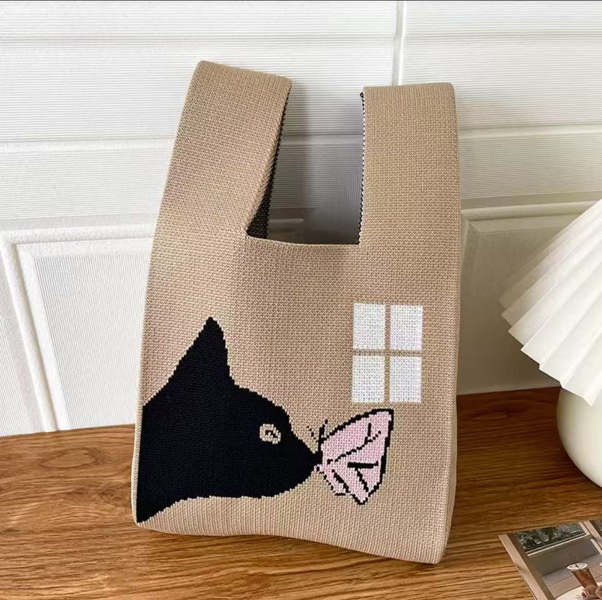 Pick Your Personality- Knitted Tote Bag