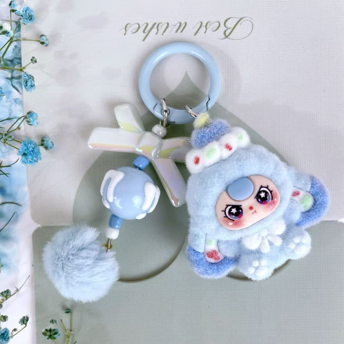 Fluffalicious Kawaii Plush Keychain