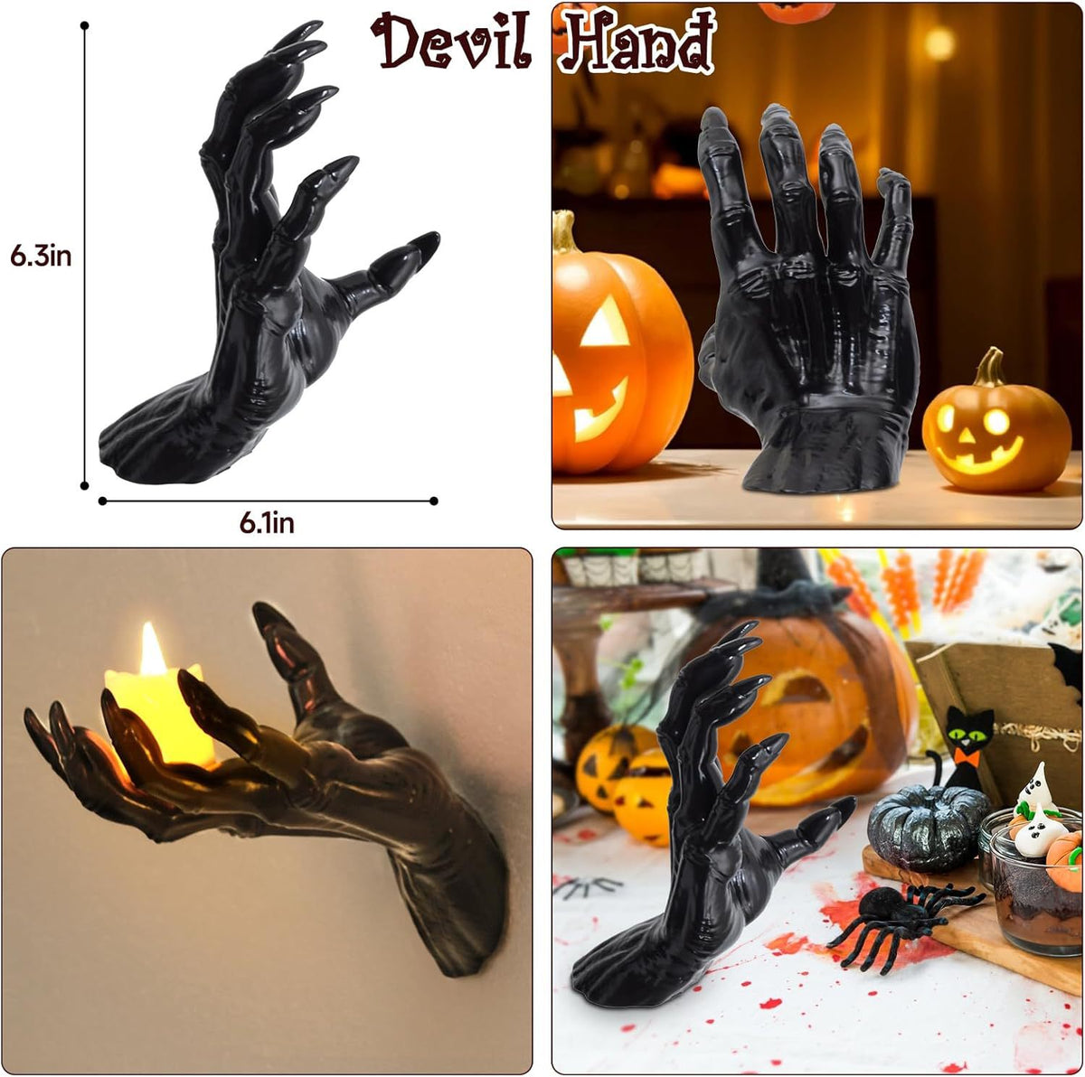 Creepy Clutch- Spooky Wall Hand Decor