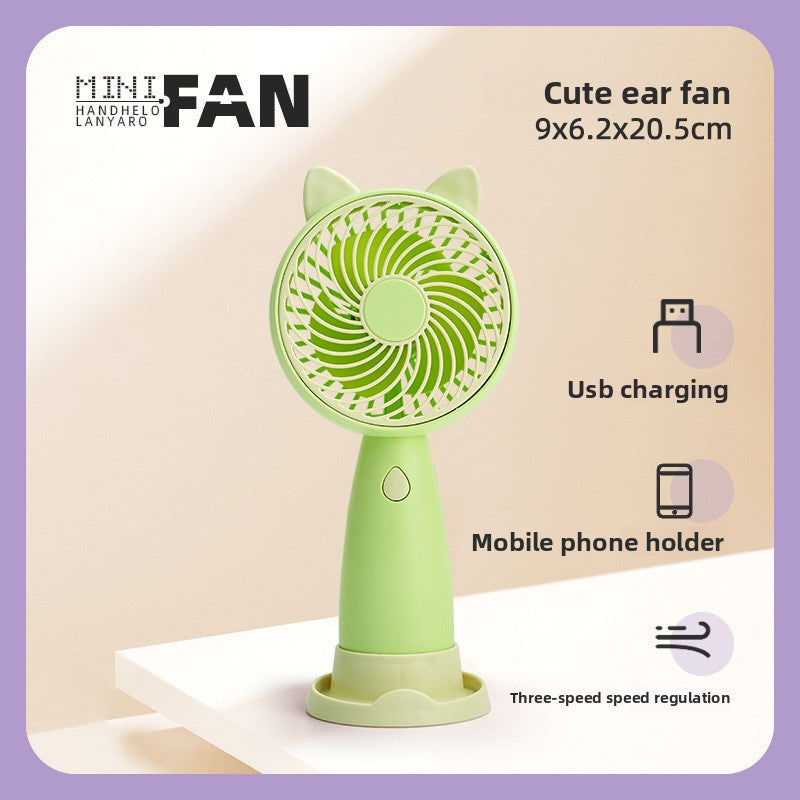 Handheld Cartoon Styled Fan