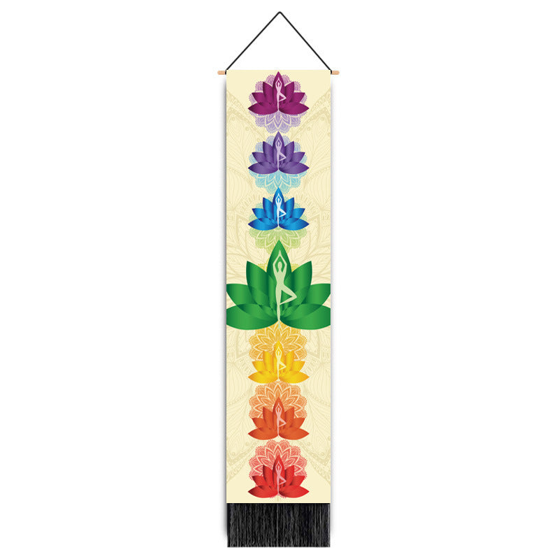 Chakra Flow- Rainbow Meditation Tapestry
