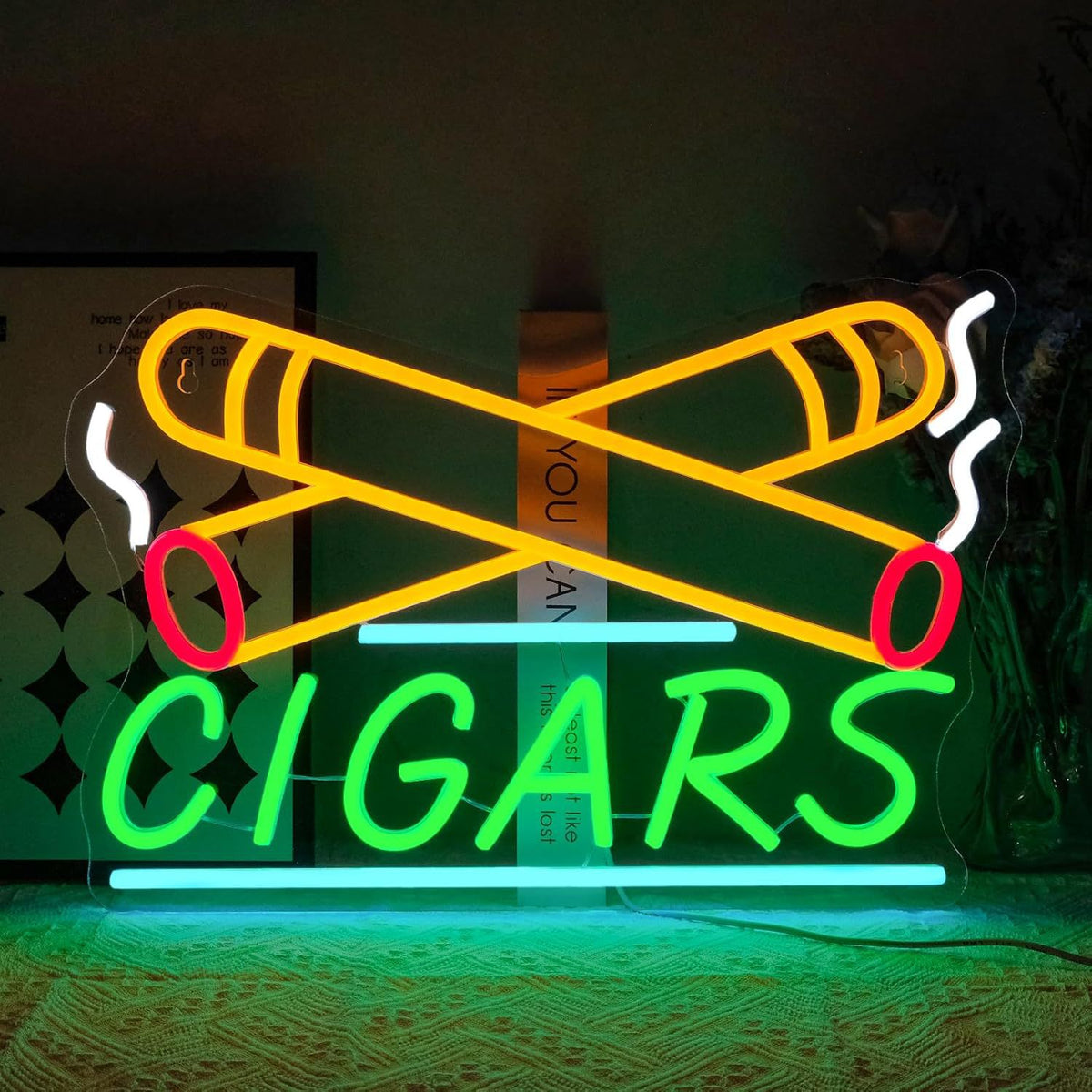 Puff Puff Smoke-Shaped LED Neon Lighting