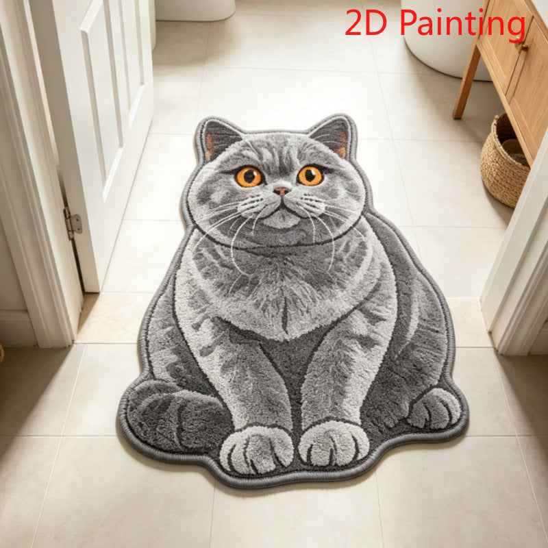 Purrfectly Lazy Floor Mat