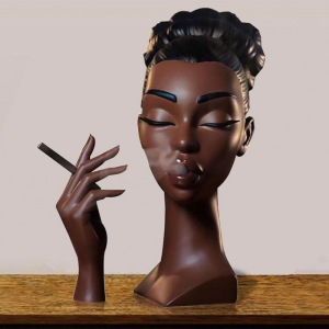 The Smoking Muse- Decorative incense burner