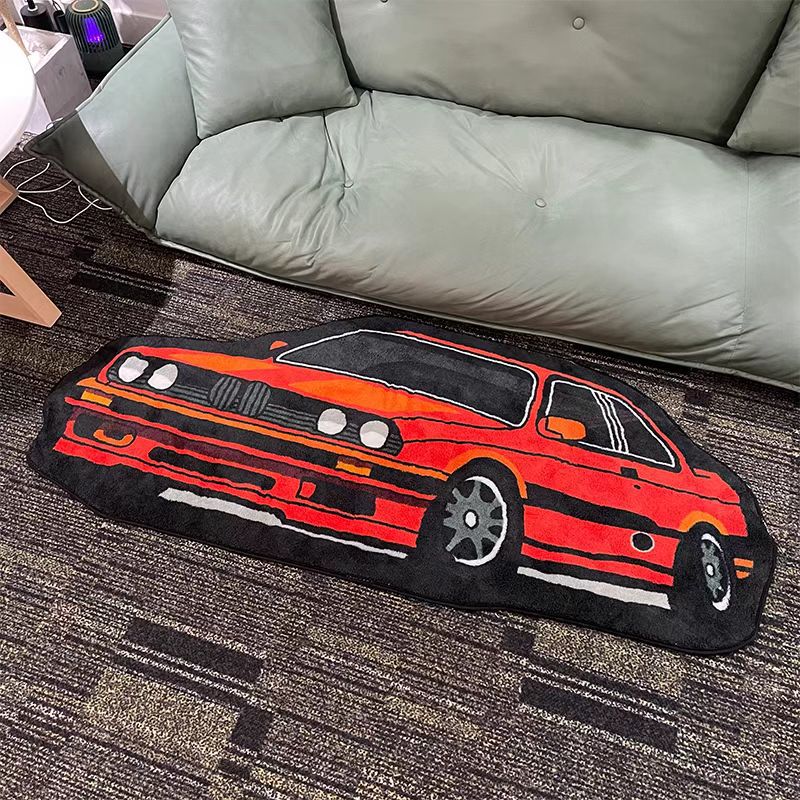 Luxury Car Statement Rug