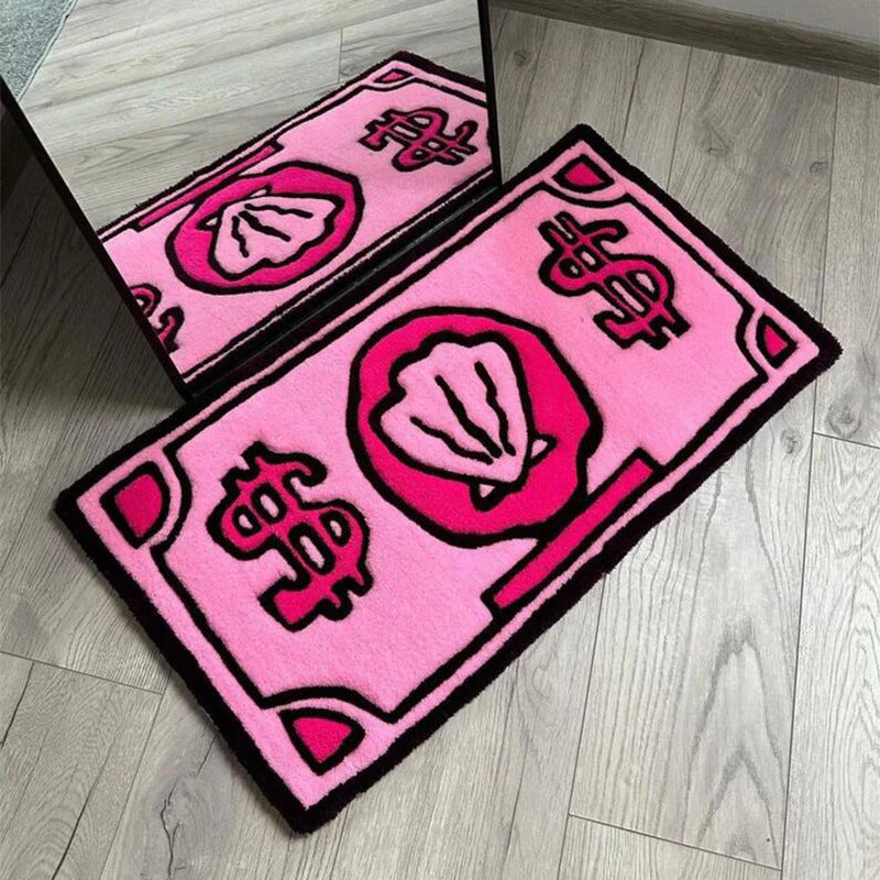 Cash Money $tatement Rug- Y2K Glam Room Decor