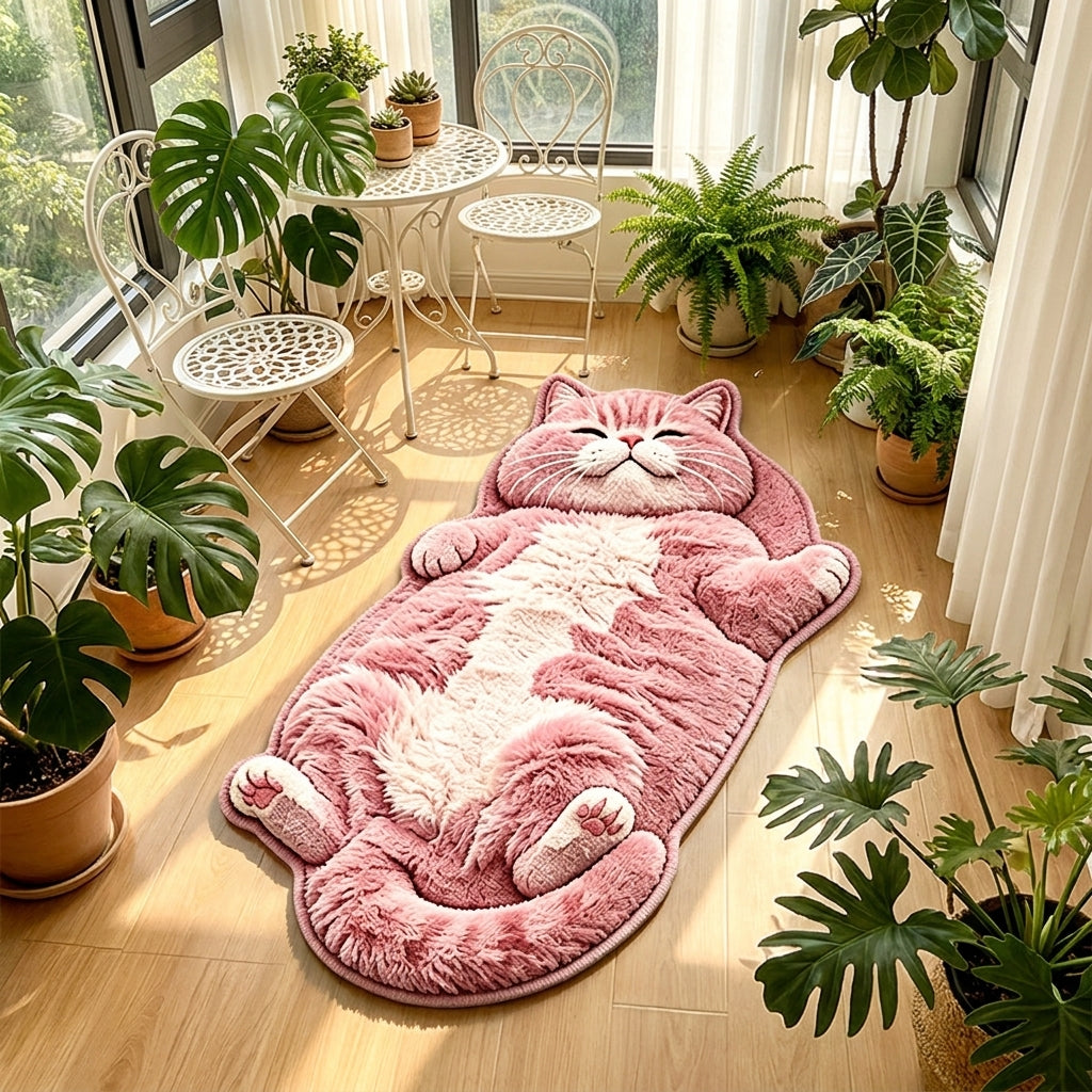 Purrfectly Lazy Floor Mat