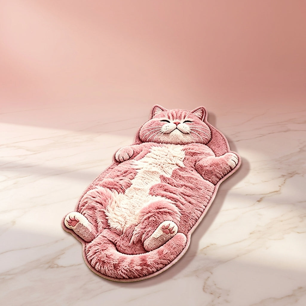 Purrfectly Lazy Floor Mat